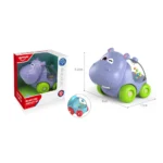 Mașinuță jucărie cu biluțe – hipopotam, Huanger HE8059 (418325) - imagine 2