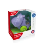 Mașinuță jucărie cu biluțe – hipopotam, Huanger HE8059 (418325) - imagine 3