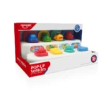 Jucărie educativă pop-up cu vehicule, Huanger HE8076 (78102) - imagine 3