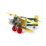 Constructor din metal "Avion biplan" , 260 piese ,Technok (4791) - imagine 2