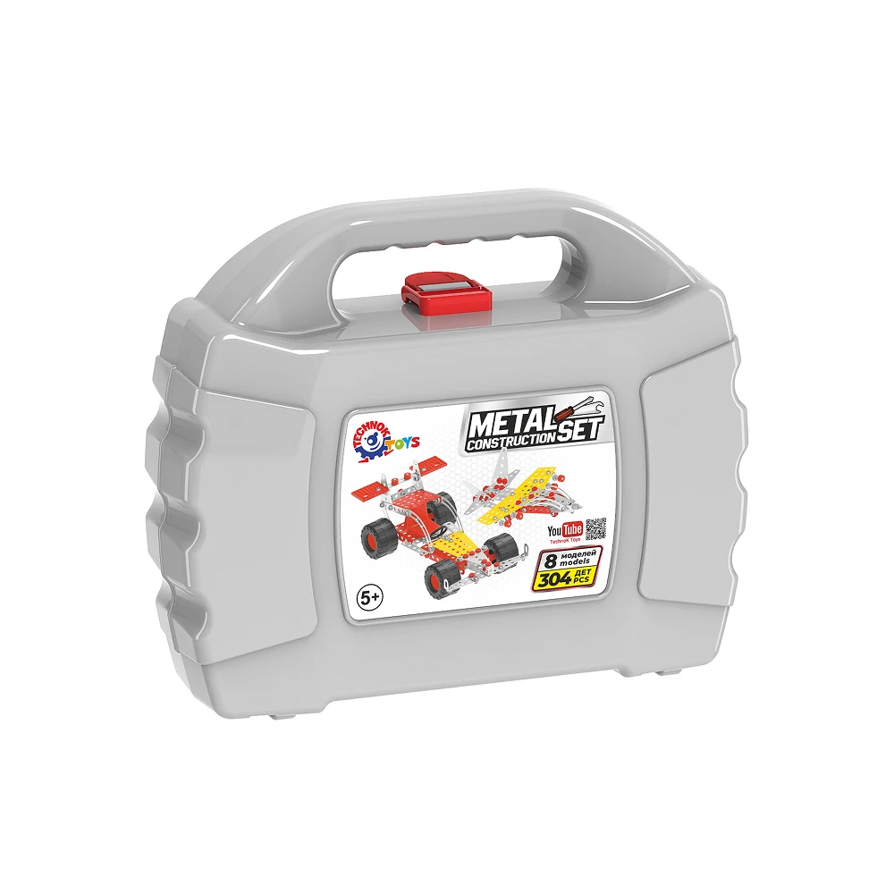 constructor-metal-304-piese (1) Constructor din metal , 304 piese ,Technok (3886) - imagine 1