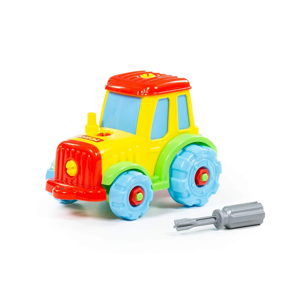 constructor-tractor-jucarii-copii(1) Constructor tractor – 20 piese, Polesie (77769) - imagine 1
