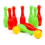 Set de popice cu mingi – 9 piese, Polesie (6447) - imagine 2