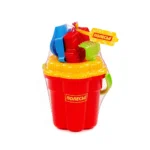 Set pentru nisip cu găletușă și forme, Polesie (4758) - imagine 3