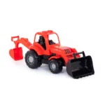 Tractor Krepysh cu excavator și cupă frontală, Polesie (44785) - imagine 3
