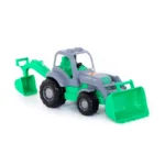 Tractor Krepysh cu excavator și cupă frontală, Polesie (44785) - imagine 6