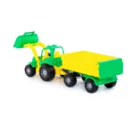 Tractor Krepysh cu remorcă și cupă frontală, Polesie (44556) - imagine 2