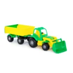 Tractor Krepysh cu remorcă și cupă frontală, Polesie (44556) - imagine 3