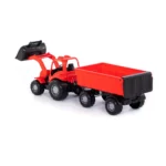 Tractor Krepysh cu remorcă și cupă frontală, Polesie (44556) - imagine 5