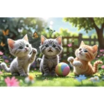 Trei pisoi, 60 elemente (17412) - imagine 2