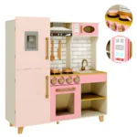 Bucatarie din lemn pentru fetite, cu sunete si lumini (63222) - imagine 3
