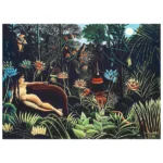 Visul - Henri Rousseau, 200 elemente din lemn (20253) - imagine 2