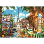 Puzzle 1000 elemente "Dimineata in Paris" (10622) - imagine 2