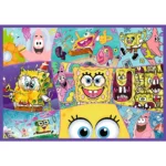 Lumea nebună a lui Spongebob, 4x250 elemente (13342) - imagine 2