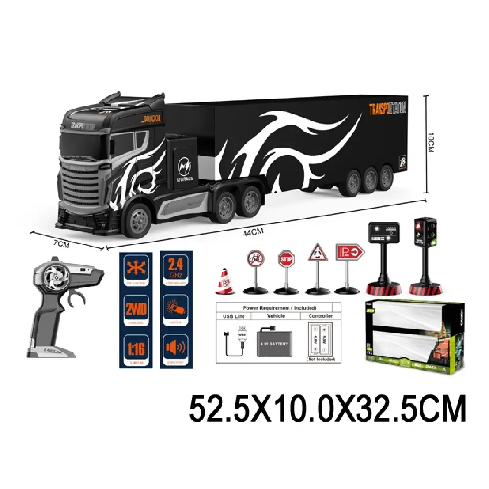 Новый проект (11) Camion cu radiocomanda cu incarcator (64370) - imagine 1