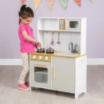 Bucatarie din lemn pentru fetite, cu sunete si lumini (63307) - imagine 5