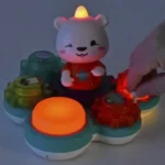 Jucărie muzicală interactivă Tobă cu ursuleț, Hola E8993 (02051) - imagine 3