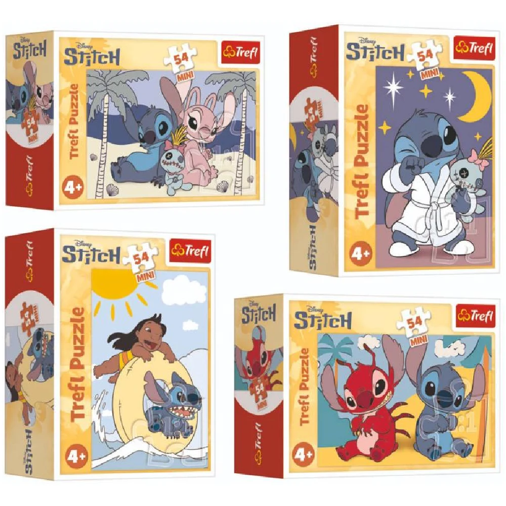 Новый проект Puzzle 54Mini "Stitch și lumea lui" (set 8 buc) (54220) - imagine 1