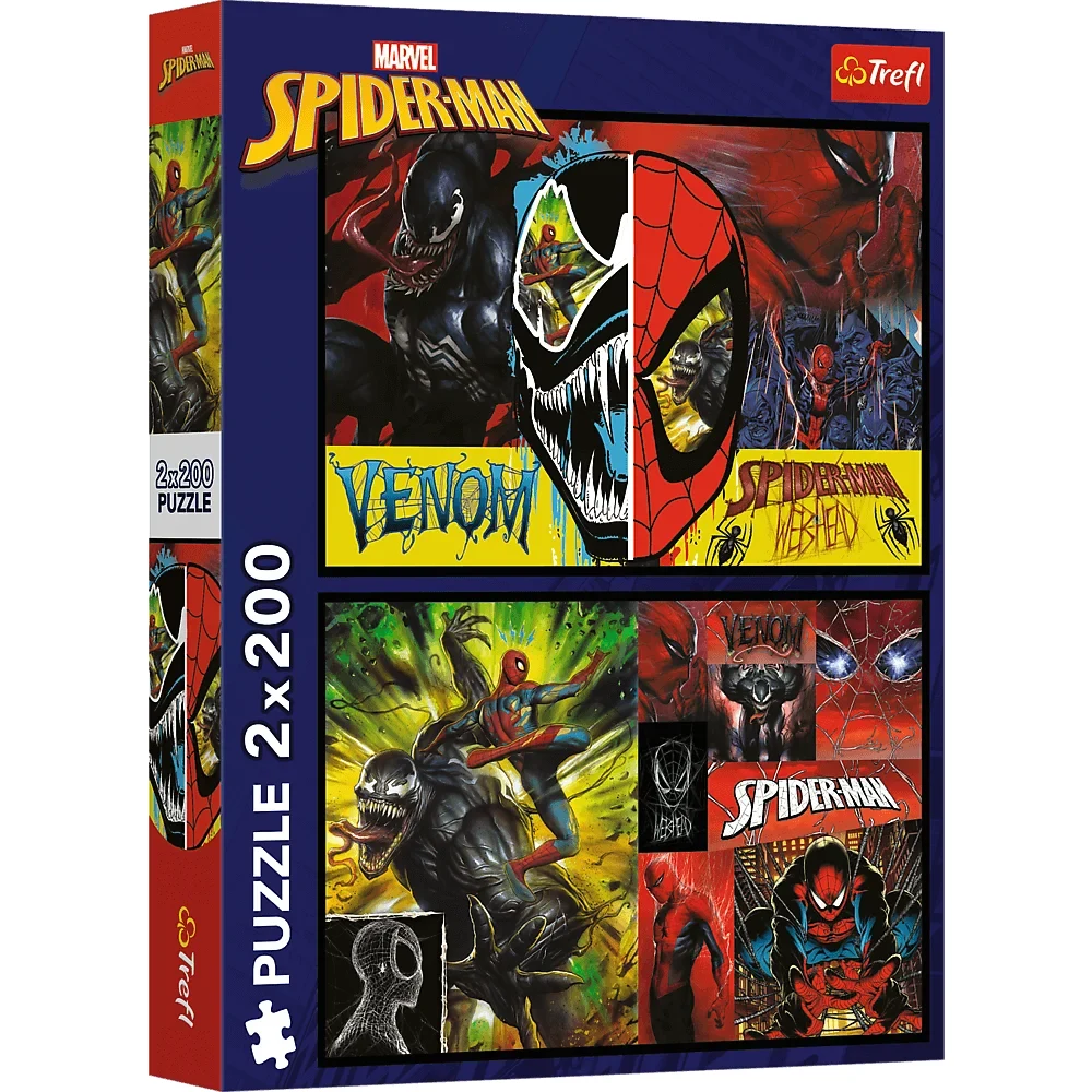 Новый проект Spiderman ziua si noaptea,2x200 elemente (13314) - imagine 1