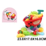 Carucior pentru cumparaturi in set cu fructe (74649)