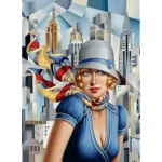 Vară în oraș - Catherine Abel, 200 elemente din lemn (20251) - imagine 2