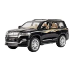 Mașină din metal 1:24 Toyota Land Cruiser Prado negru cu sunete si lumini (se deschid usile) (68270A/2)