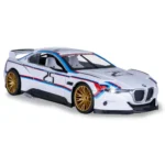 Mașină din metal 1:24 BMW 3.0 CSL Hommage R alb cu sunete si lumini (se deschid usile) (68257A/2) - imagine 2