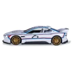 Mașină din metal 1:24 BMW 3.0 CSL Hommage R alb cu sunete si lumini (se deschid usile) (68257A/2) - imagine 4