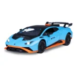 Mașină din metal 1:24 Lamborghini Huracán STO cu sunete si lumini (se deschid usile) (68279A)