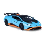 Mașină din metal 1:24 Lamborghini Huracán STO cu sunete si lumini (se deschid usile) (68279A) - imagine 4