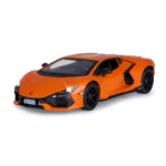 Mașină din metal 1:24 Lamborghini Revuelto oranj cu sunete si lumini (se deschid usile) (68200A/1)