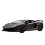 Mașină din metal 1:24 Lamborghini Aventador SVJ negru cu sunete si lumini (se deschid usile) (68269A/2)
