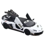 Mașină din metal 1:24 Lamborghini Aventador SVJ cu sunete si lumini (se deschid usile) (68269A/1) - imagine 2