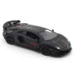 Mașină din metal 1:24 Lamborghini Aventador SVJ negru cu sunete si lumini (se deschid usile) (68269A/2) - imagine 3