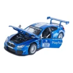 Mașină din metal 1:24 BMW M6 GT3 albastru cu sunete si lumini (se deschid usile) (68255A/1) - imagine 2