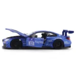 Mașină din metal 1:24 BMW M6 GT3 albastru cu sunete si lumini (se deschid usile) (68255A/1) - imagine 5