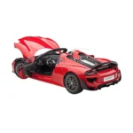 Mașină din metal 1:24 PORSCHE 918 SPYDER cu sunete si lumini (se deschid usile) (68243A) - imagine 2