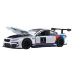 Mașină din metal 1:24 BMW M6 GT3 cu sunete si lumini (se deschid usile) (68255A/2) - imagine 3