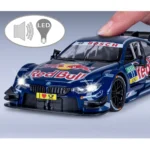 Mașină din metal 1:24BMW M4 DTM cu sunete si lumini (se deschid usile) (68295A) - imagine 12