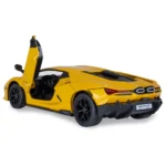 Mașină din metal 1:24 Lamborghini Revuelto galben cu sunete si lumini (se deschid usile) (68200A/2) - imagine 8