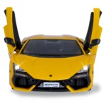 Mașină din metal 1:24 Lamborghini Revuelto galben cu sunete si lumini (se deschid usile) (68200A/2) - imagine 5