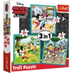 Mickey Mouse cu prietenii, 3 in 1 (34846)