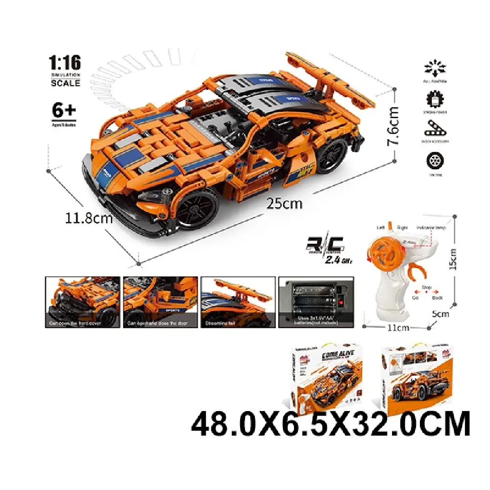 Новый проект (29) Constructor 408 elemente,masina cu radiocomanda (15583) - imagine 1