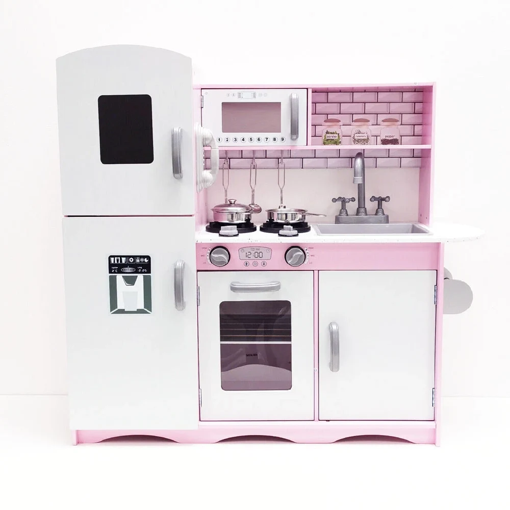 Новый проект (3) Bucatarie din lemn pentru fetite, cu sunete si lumini (63277) - imagine 1