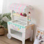 Carucior cu inghetata din lemn (63383) - imagine 3