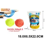 Nisip kinetic, 2 culori cu forme (59853)