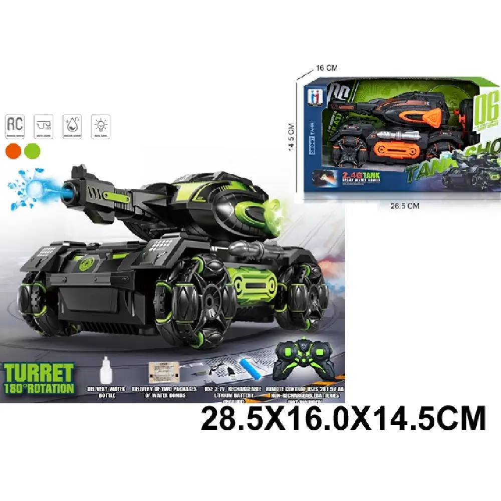 Новый проект (38) Masina cu radiocomanda cu incarcator,impusca cu bile (14578) - imagine 1