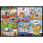 Lui Garfield nu-i plac zilele de luni, 4x250 elemente (13344) - imagine 5