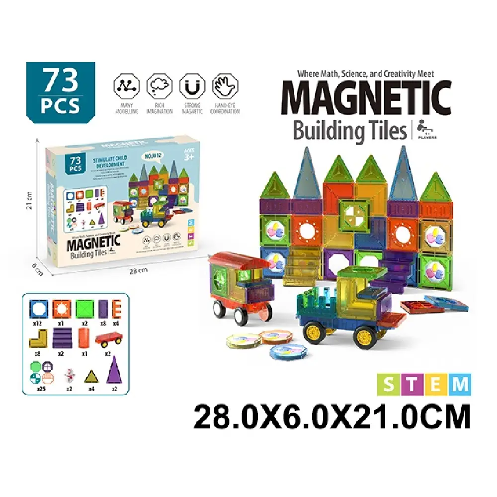 Новый проект (40) Constructor cu magnet 73 elemente (86998) - imagine 1