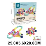 Constructor cu magnet 66 elemente (89593)